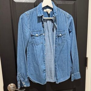 Denim Button Down Shirt